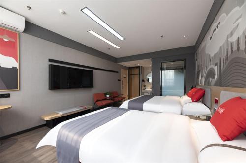 Imagen de la habitación del Hotel Thank Inn Plus Linyi People\'s Square. Foto 19