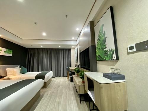 Imagen de la habitación del Hotel Thank Inn Plus Suqian Shuyang Shandong Mall. Foto 16