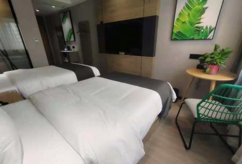 Imagen de la habitación del Hotel Thank Inn Plus Taizhou Jingyan District Yamei. Foto 14