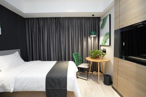 Imagen de la habitación del Hotel Thank Inn Plus Taizhou Jingyan District Yamei. Foto 17