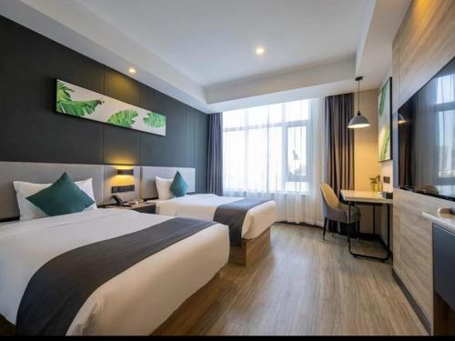 Imagen de la habitación del Hotel Thank Inn Plus Weifang Kuiwen District Century Taihua People\'s Hospital. Foto 15