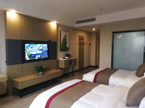Imagen de la habitación del Hotel Thank Inn Plus Yinchuan Dayue City. Foto 18