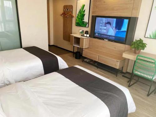 Imagen de la habitación del Hotel Thank Inn Plus Yinchuan Dayue City. Foto 19