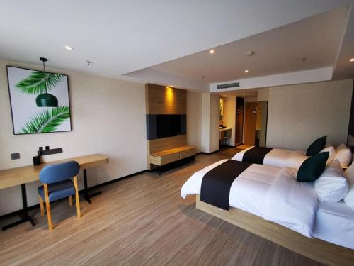 Imagen general del Hotel Thank Inn Plus Zhuji High-Speed Railway Statio Wangyun Road. Foto 3
