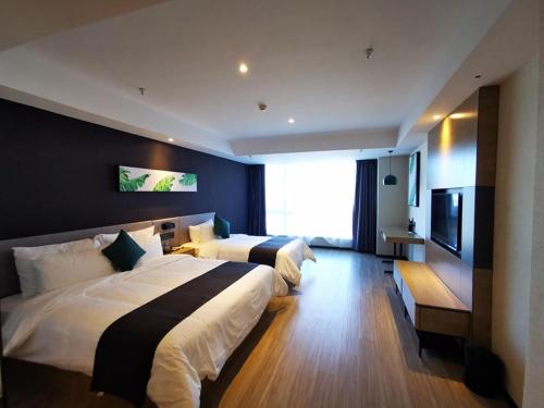 Imagen de la habitación del Hotel Thank Inn Plus Zhuji High-Speed Railway Statio Wangyun Road. Foto 15