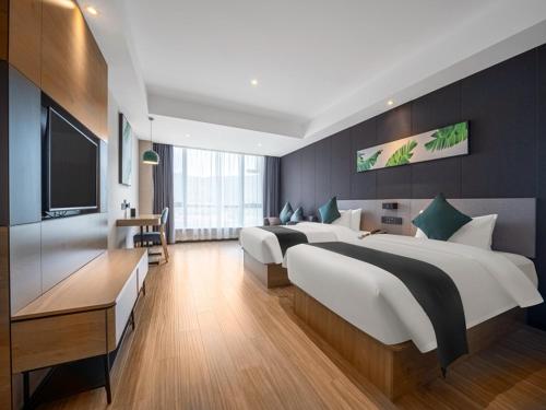 Imagen general del Hotel Thank Inn Plus Zhuji High-Speed Railway Statio Wangyun Road. Foto 4