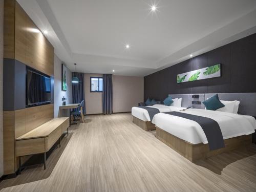 Imagen de la habitación del Hotel Thank Inn Plus Zhuji High-Speed Railway Statio Wangyun Road. Foto 17