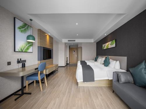 Imagen general del Hotel Thank Inn Plus Zhuji High-Speed Railway Statio Wangyun Road. Foto 9