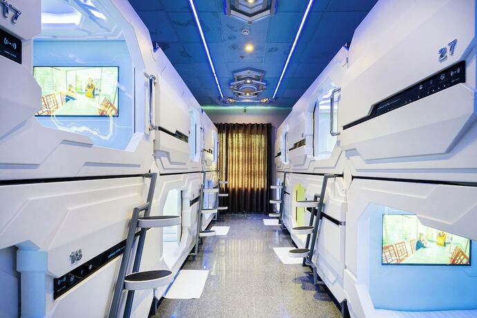 Imagen general del Hotel The Arrivals Capsule. Foto 7
