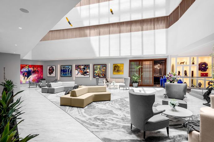 Imagen de los interiores del Hotel The Art. Foto 17