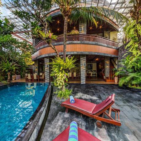 Imagen de la piscina del Hotel The Bali Dream Villa Resort Echo Beach Canggu. Foto 16