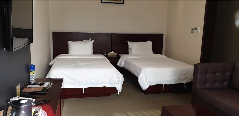 Imagen de la habitación del Hotel The Base. Foto 15