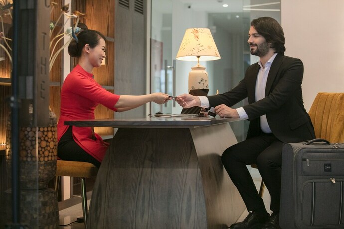 Imagen de los interiores del Hotel The Bloom Ha Noi. Foto 37