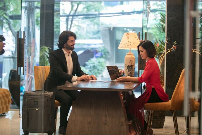 Imagen de los interiores del Hotel The Bloom Ha Noi. Foto 39