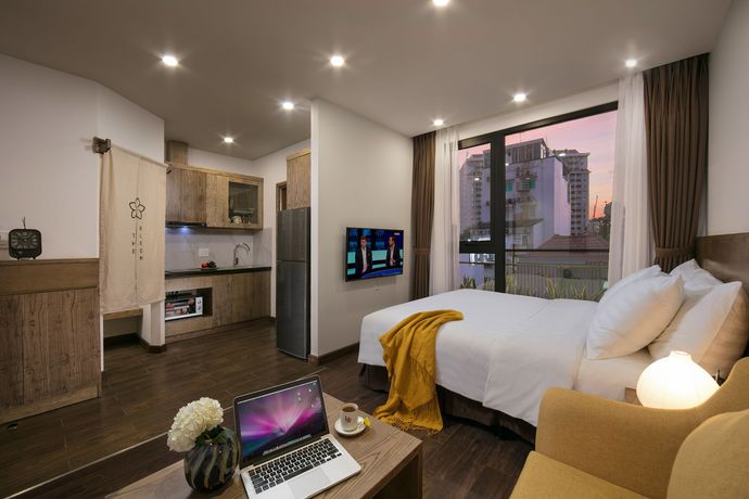 Imagen de la habitación del Hotel The Bloom Pham Viet Chanh - Modern Living Space In Saigon. Foto 13