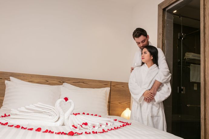 Imagen de la habitación del Hotel The Bloom Pham Viet Chanh - Modern Living Space In Saigon. Foto 15