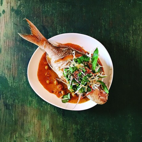 Imagen del bar/restaurante del Hotel The Boathouses At Leaves and Fishes. Foto 17