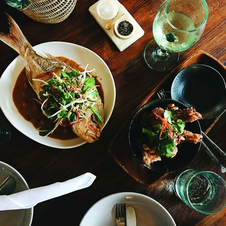 Imagen del bar/restaurante del Hotel The Boathouses At Leaves and Fishes. Foto 18