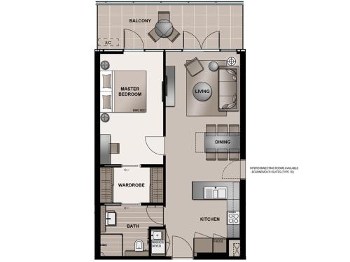 Imagen de la habitación del Hotel The Branksome and Residences. Foto 8