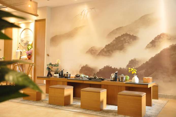 Imagen de la habitación del Hotel The Brigh Eco Hotel Yantai. Foto 19