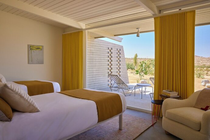 Imagen de la habitación del Hotel The Bungalows by Homestead Modern at The Joshua Tree Retreat Center. Foto 18