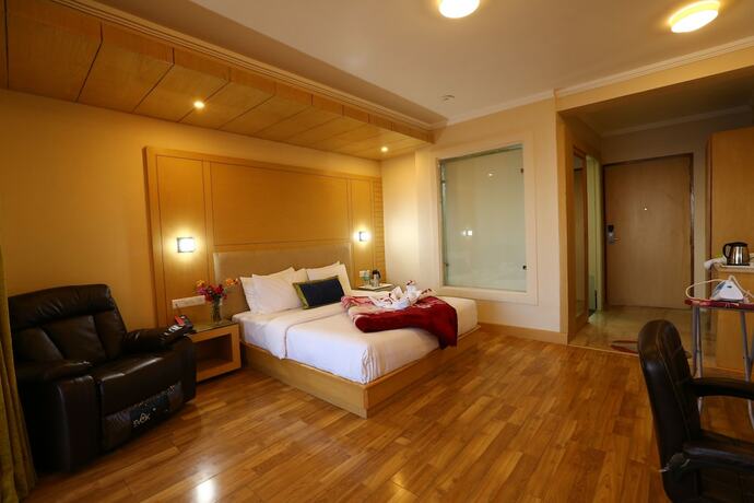 Imagen de la habitación del Hotel The Byke Nature Vilas Pure Veg. Foto 15