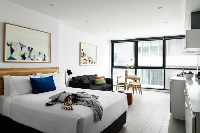 Imagen de la habitación del Hotel The Canvas Apartment, Melbourne. Foto 6
