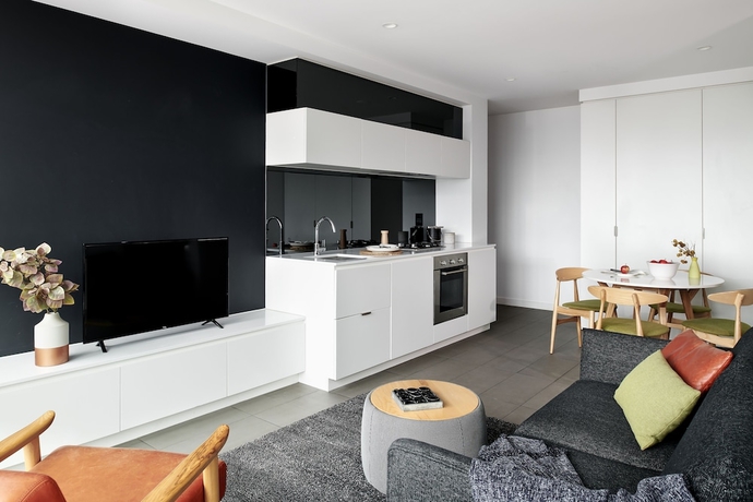 Imagen de la habitación del Hotel The Canvas Apartment, Melbourne. Foto 8