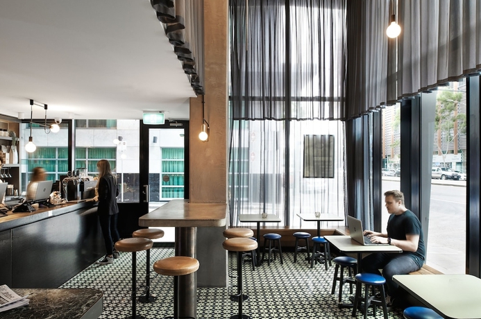 Imagen de los interiores del Hotel The Canvas Apartment, Melbourne. Foto 19