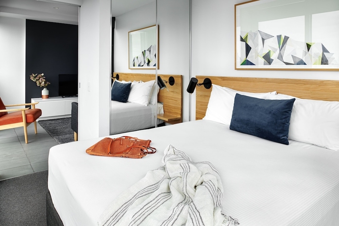 Imagen de la habitación del Hotel The Canvas Apartment, Melbourne. Foto 11