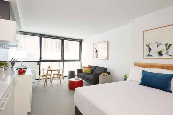 Imagen de la habitación del Hotel The Canvas Apartment, Melbourne. Foto 12