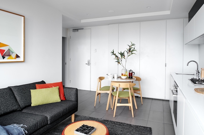Imagen de la habitación del Hotel The Canvas Apartment, Melbourne. Foto 17