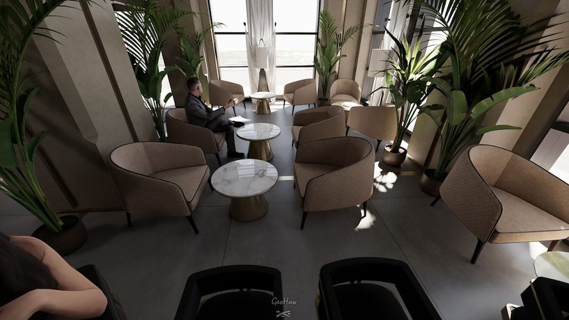 Imagen del bar/restaurante del Hotel The Chania Hotel. Foto 5