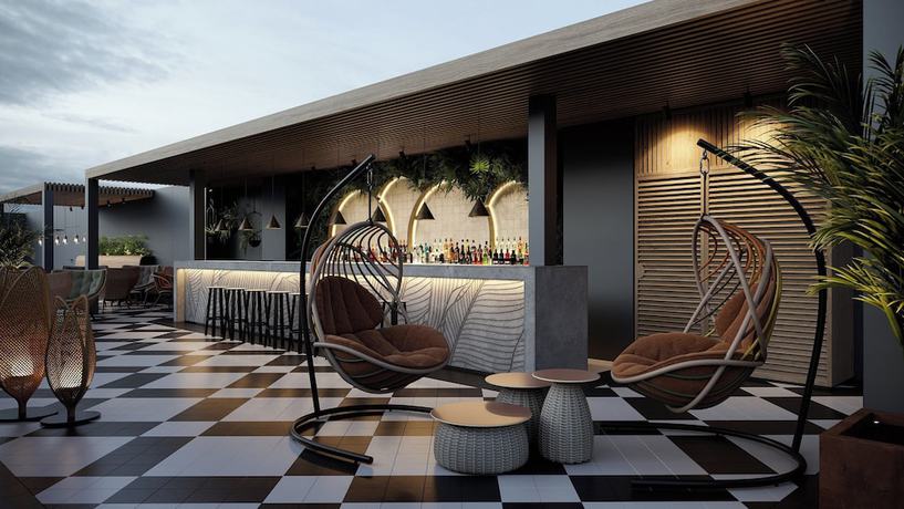 Imagen del bar/restaurante del Hotel The Cloud One Lisbon. Foto 5