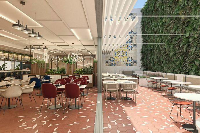 Imagen del bar/restaurante del Hotel The Cloud One Lisbon. Foto 7