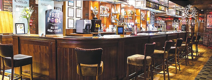 Imagen de los interiores del Hotel The Commercial, Wishaw. Foto 19