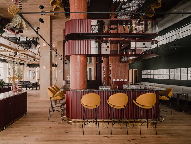 Imagen del bar/restaurante del Hotel The Comodo Bad Gastein, A Member Of Designs. Foto 5