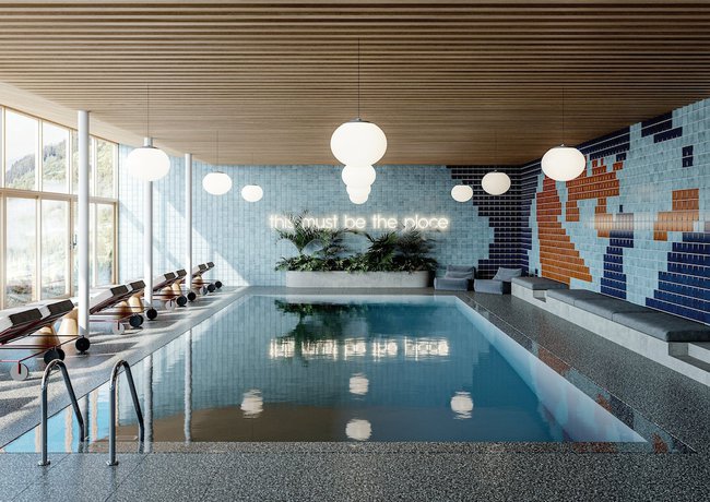 Imagen de la piscina del Hotel The Comodo Bad Gastein, A Member Of Designs. Foto 20