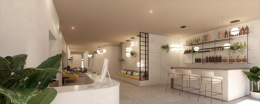 Imagen del bar/restaurante del Hotel The Convo Athens Riviera. Foto 7