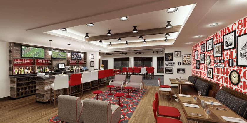 Imagen del bar/restaurante del Hotel The Crossroads - Newburgh. Foto 2