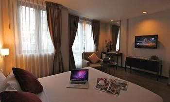 Imagen de la habitación del Hotel The Dawin. Foto 12