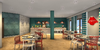 Imagen del bar/restaurante del Hotel The Delight Swakopmund. Foto 2