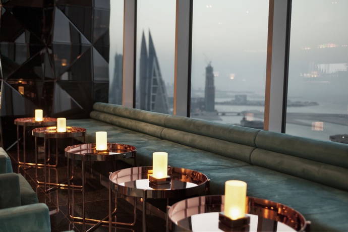 Imagen del bar/restaurante del Hotel The Domain Bahrain and Spa - Adults Friendly 16 Years Plus. Foto 4