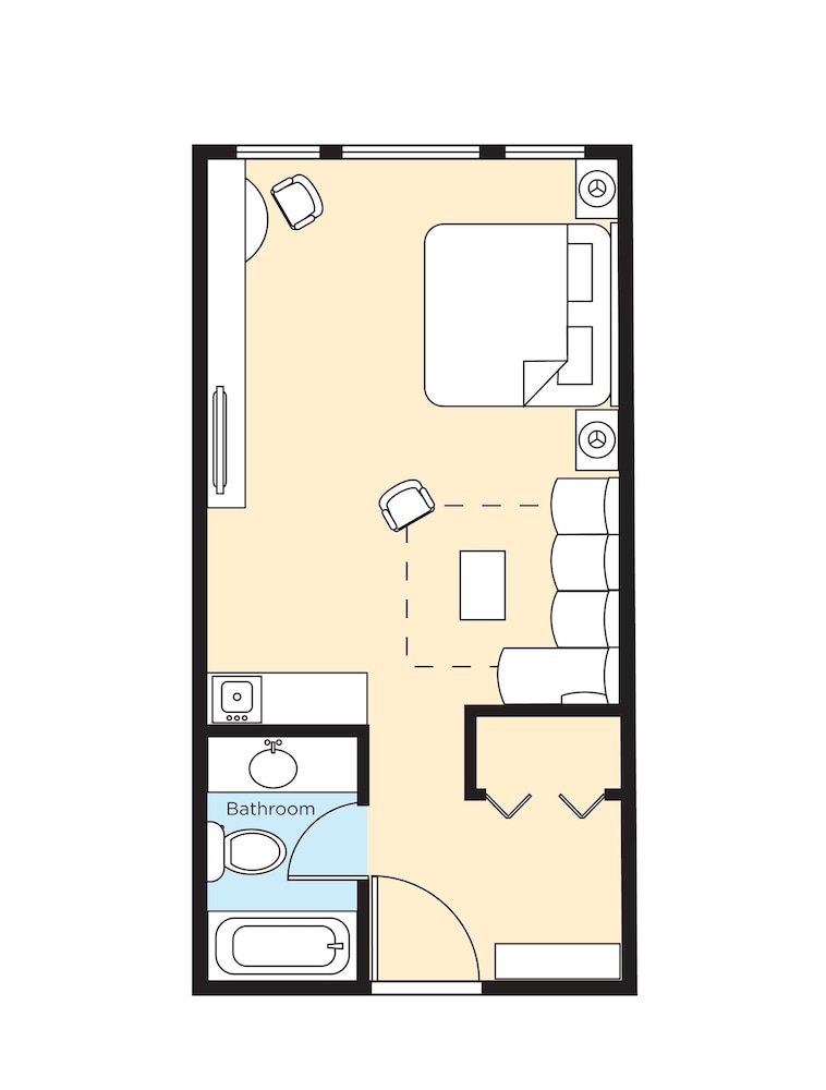 Imagen de la habitación del Hotel The Donatello. Foto 3