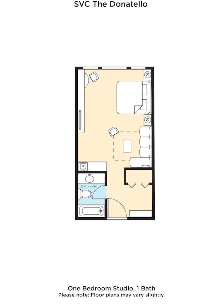 Imagen de la habitación del Hotel The Donatello. Foto 4