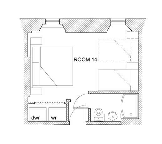 Imagen de la habitación del Hotel The Downs Babbacombe. Foto 16