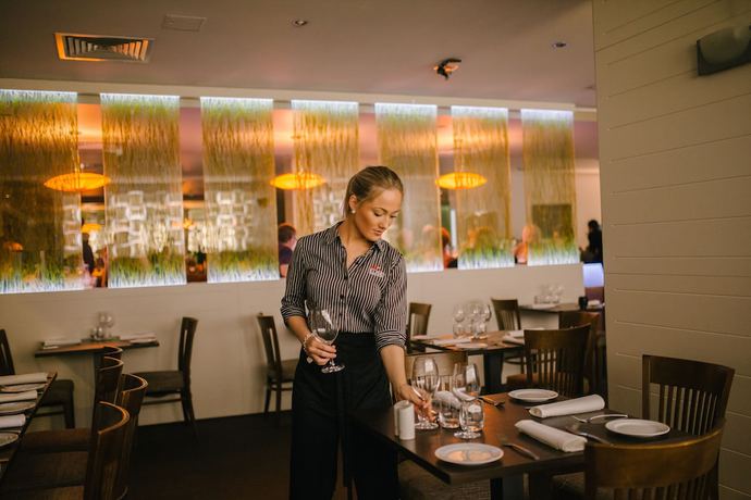 Imagen del bar/restaurante del Hotel The Edge Apartment. Foto 4