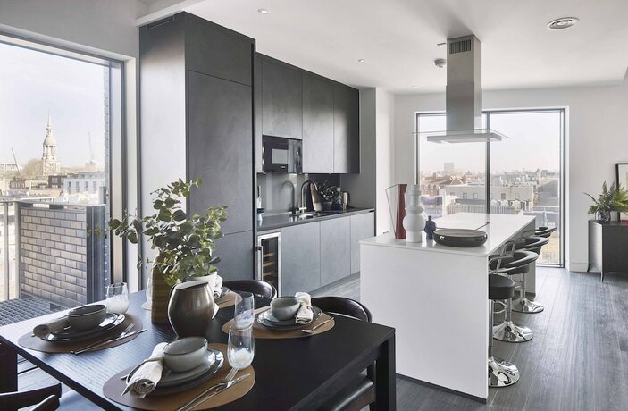 Imagen de la habitación del Hotel The Eight Apartments Shoreditch. Foto 18