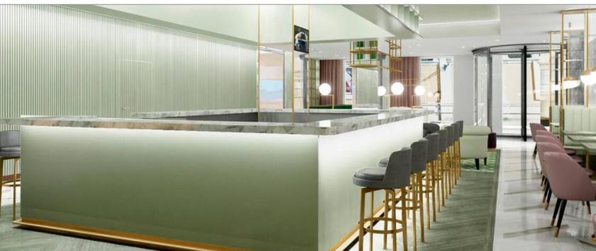 Imagen del bar/restaurante del Hotel The Emerald House Lisbon, Curio Collection By Hilton. Foto 2