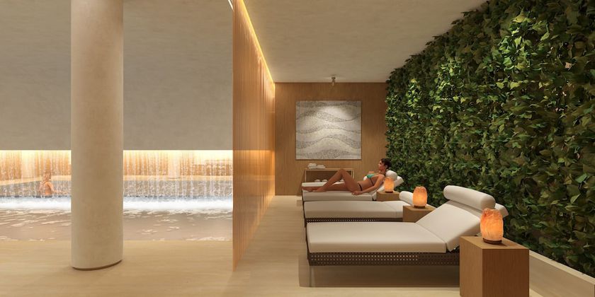 Imagen de la piscina del Hotel The First Musica. Foto 18